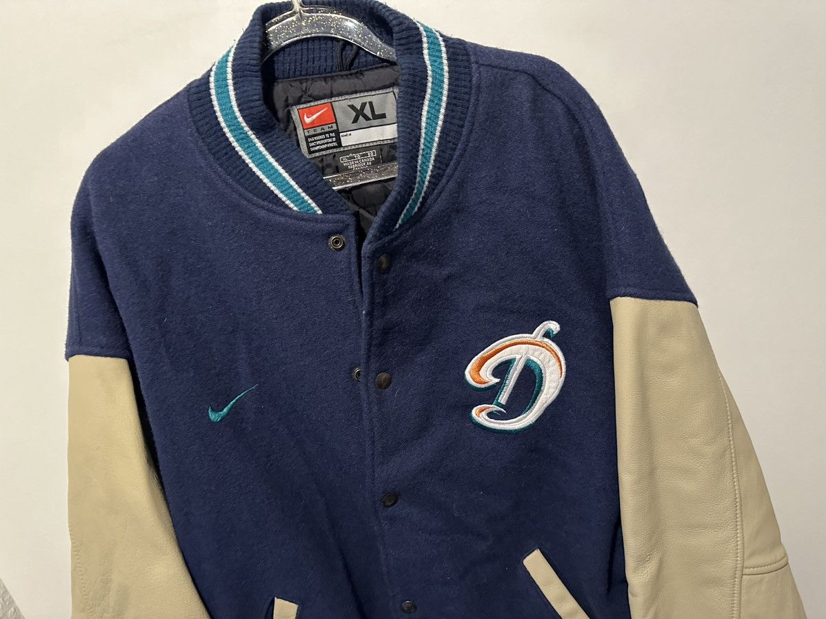 Nike Nike Lederjacke Miami Dolphins Size XL Leather Jacket Size US XL / EU 56 / 4 - 3 Thumbnail