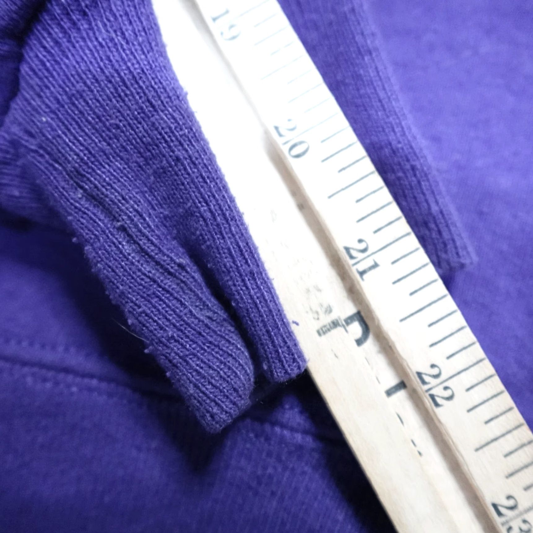 Vintage VINTAGE American Vintage Michigan Mackinaw Sweater Shirt Mens Medium Purple United States Embroidered USA Crew Neck Cotton Blend Long Sleeve Pullover Size US M / EU 48-50 / 2 - 8 Thumbnail