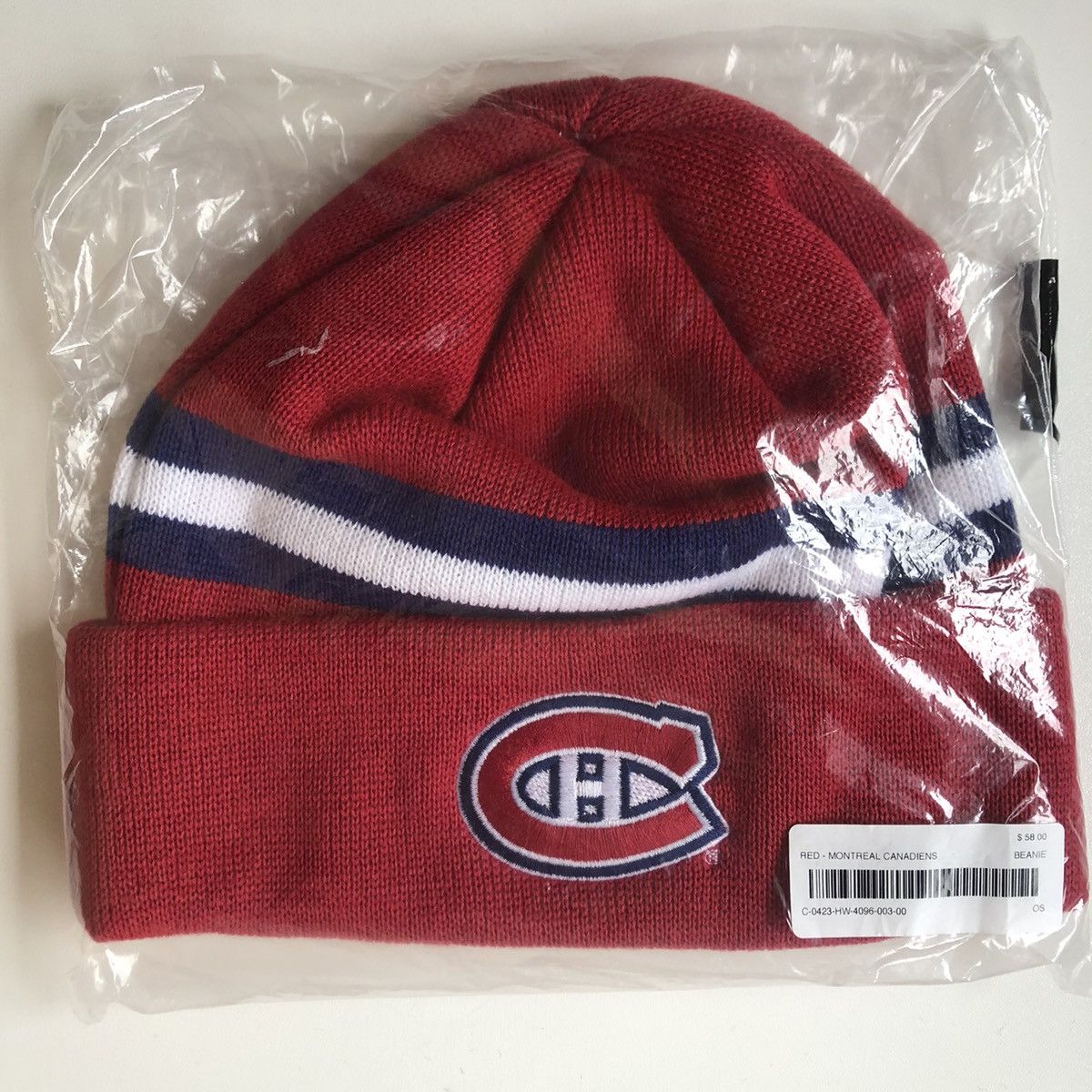 NHL × October's Very Own OVO X NHL Montreal Canadiens BEANIE Size ONE SIZE - 3 Thumbnail