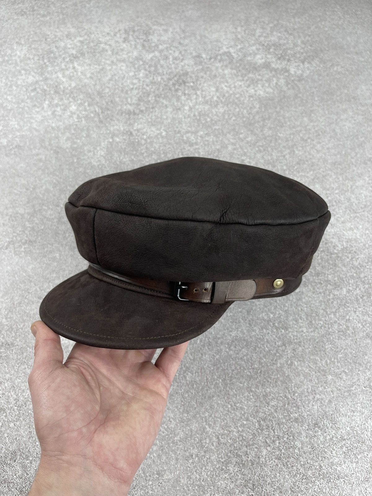 Designer × Vintage Muetzenmacher leather hat One Size Size ONE SIZE - 3 Thumbnail