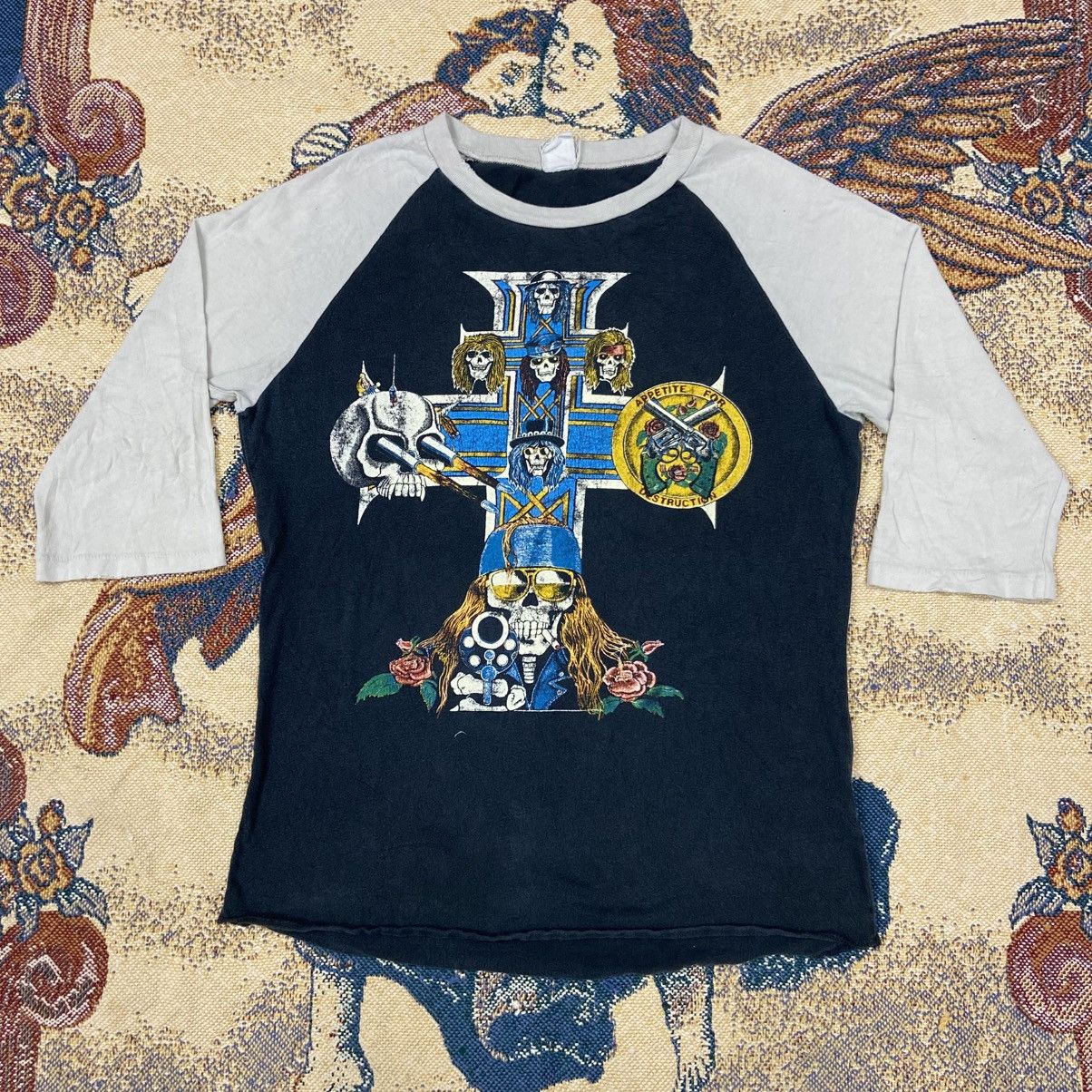 MadeWorn Guns N Roses Madeworn Raglan Shirt Size US M / EU 48-50 / 2 - 1 Thumbnail