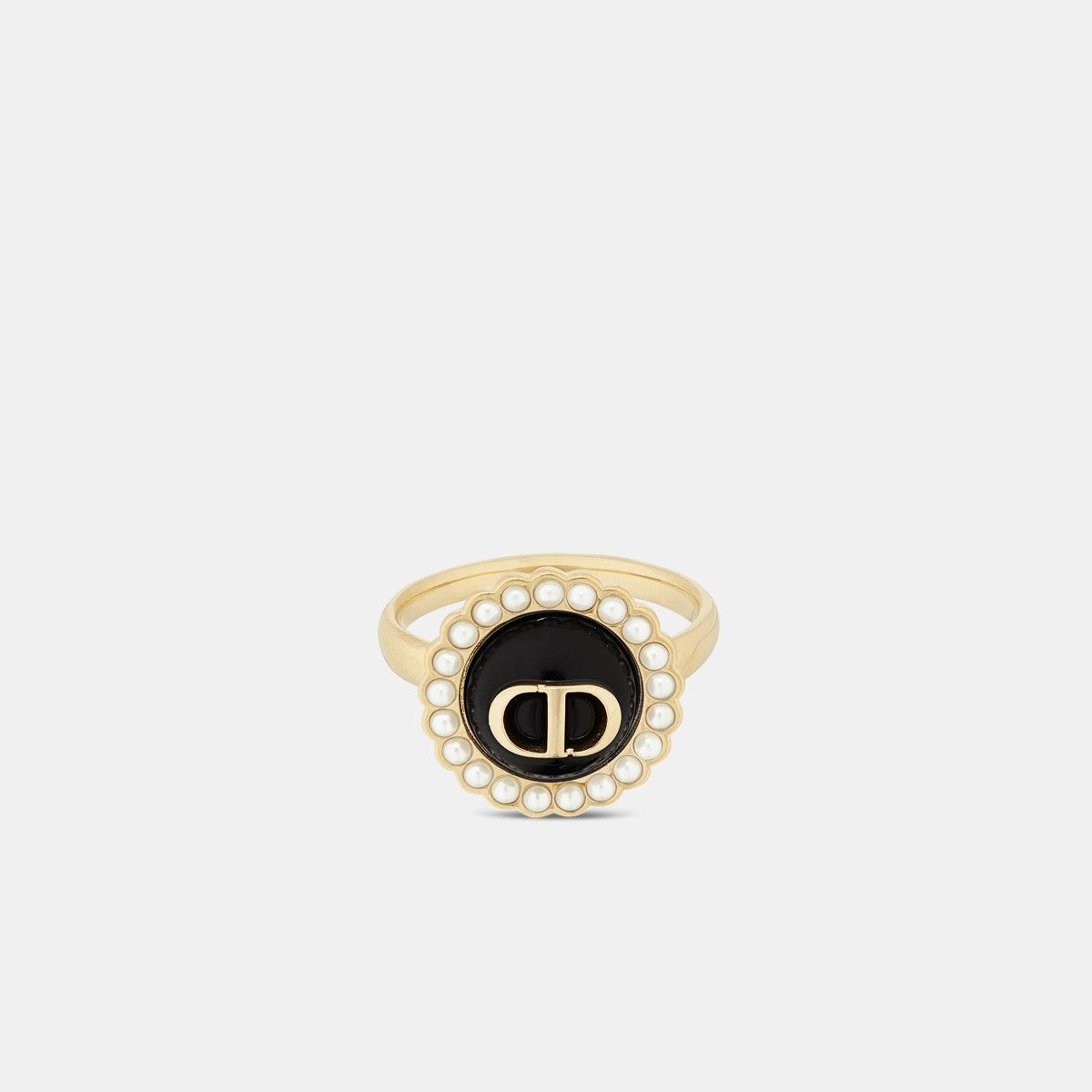 Dior o1bcso1str0126 Size:OS/Petit Cd Barque Ring in Golden Size ONE SIZE - 3 Thumbnail
