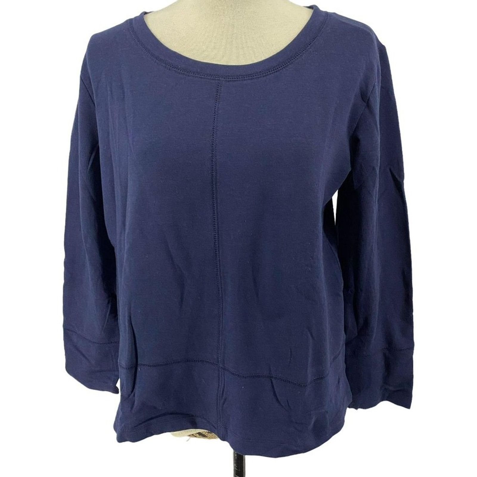 Nautica Nautica Womens Navy Anchor Print Fleece Pajama Set Medium Size ONE SIZE - 3 Thumbnail