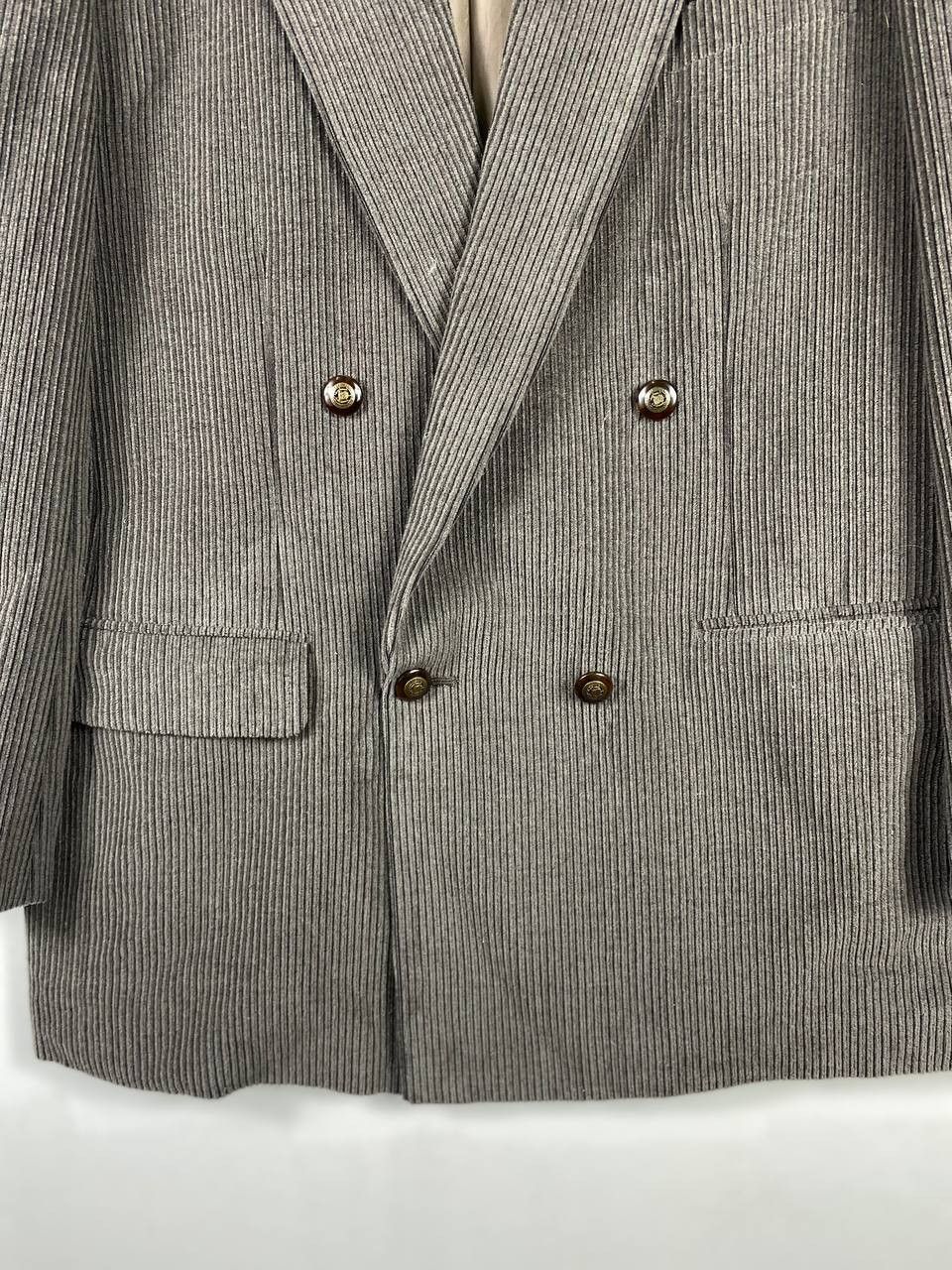 Playboy vintage playboy double breast wool corduroy jacket Size US L / EU 52-54 / 3 - 3 Thumbnail