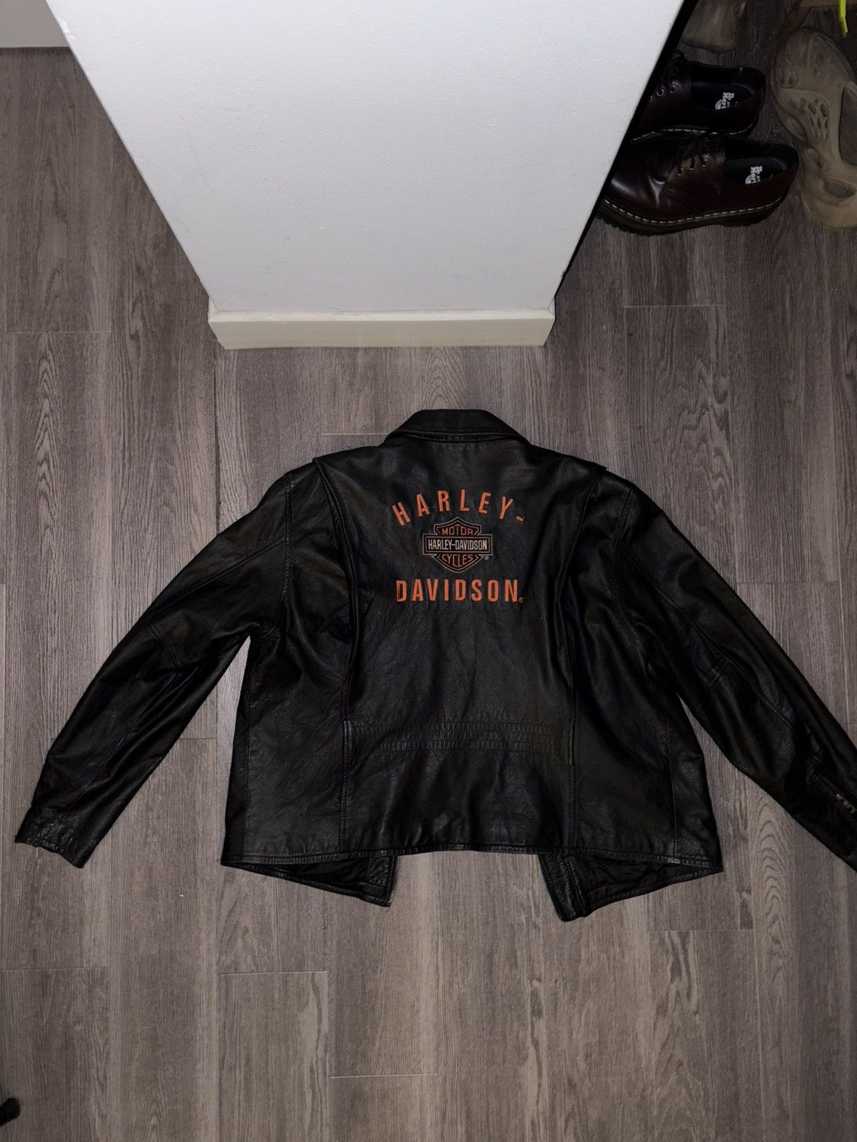 Harley Davidson VINTAGE HARLEY DAVIDSON LEATHER JACKET Size US L / EU 52-54 / 3 - 5 Thumbnail