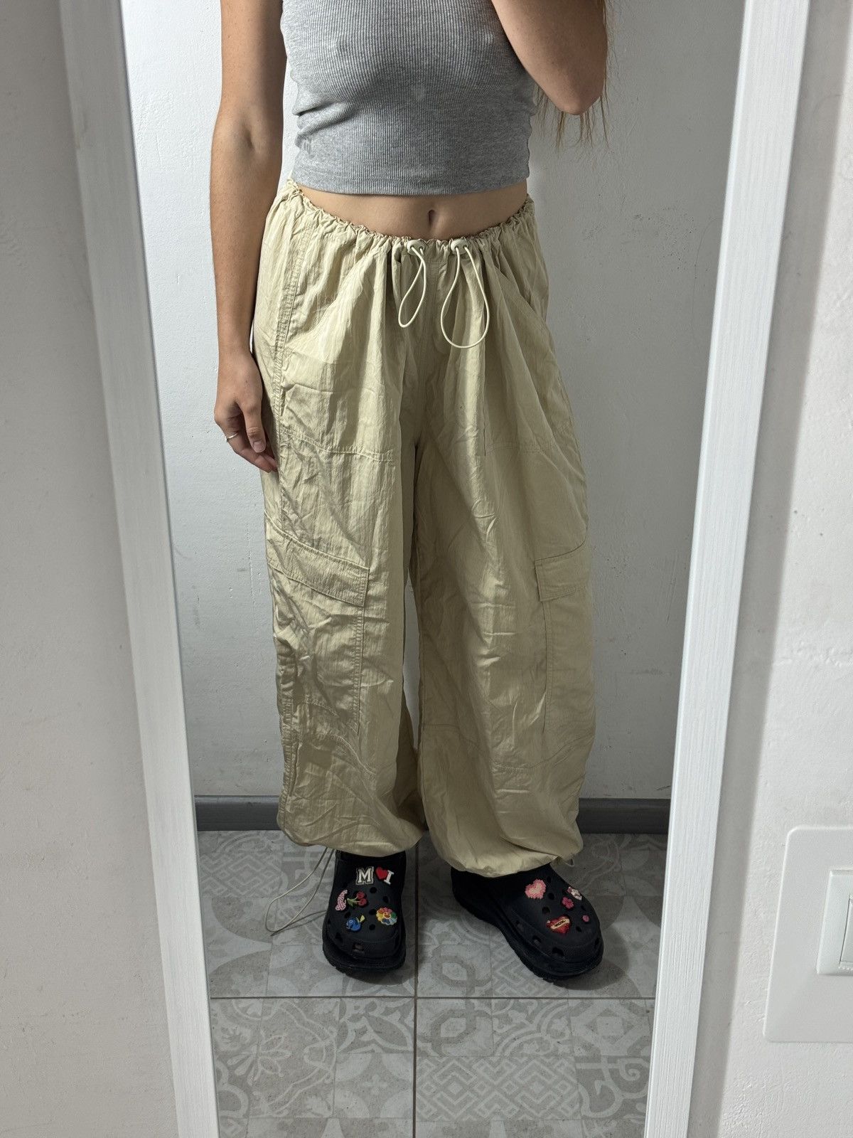 Other CARGO PARACHUTE 2000s PANTS Size 34" / US 12 / IT 48 - 3 Thumbnail