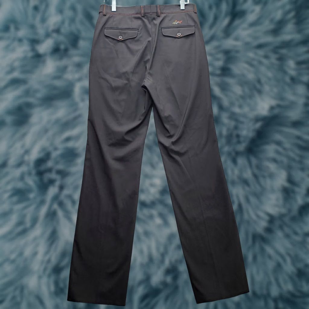 Vintage Greg Norman Mens Pants Shirt? No, Dress Pants Mens 31 Black Pleated Front Straight Vintage? No Size US 31 - 1 Thumbnail