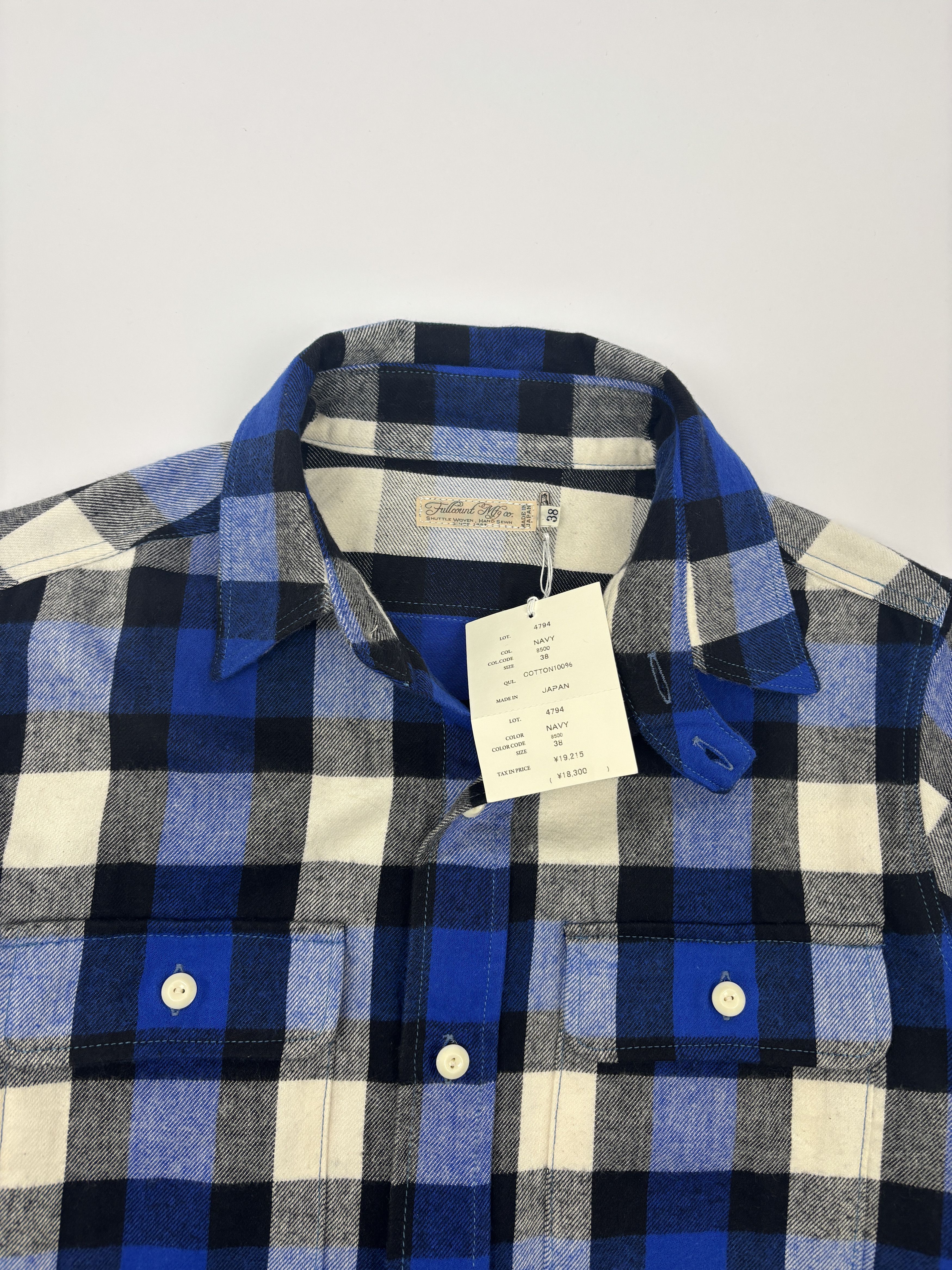 Full Count & Co. Fullcount Flannel Work Shirt Size US S / EU 44-46 / 1 - 3 Thumbnail