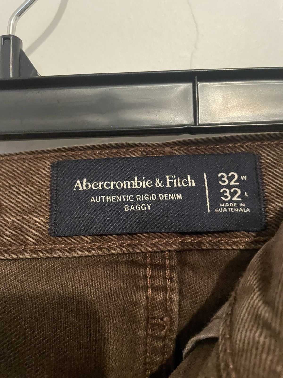 Abercrombie & Fitch Authentic Rigid Baggy Jeans Abercrombie Size US 33 - 2 Thumbnail