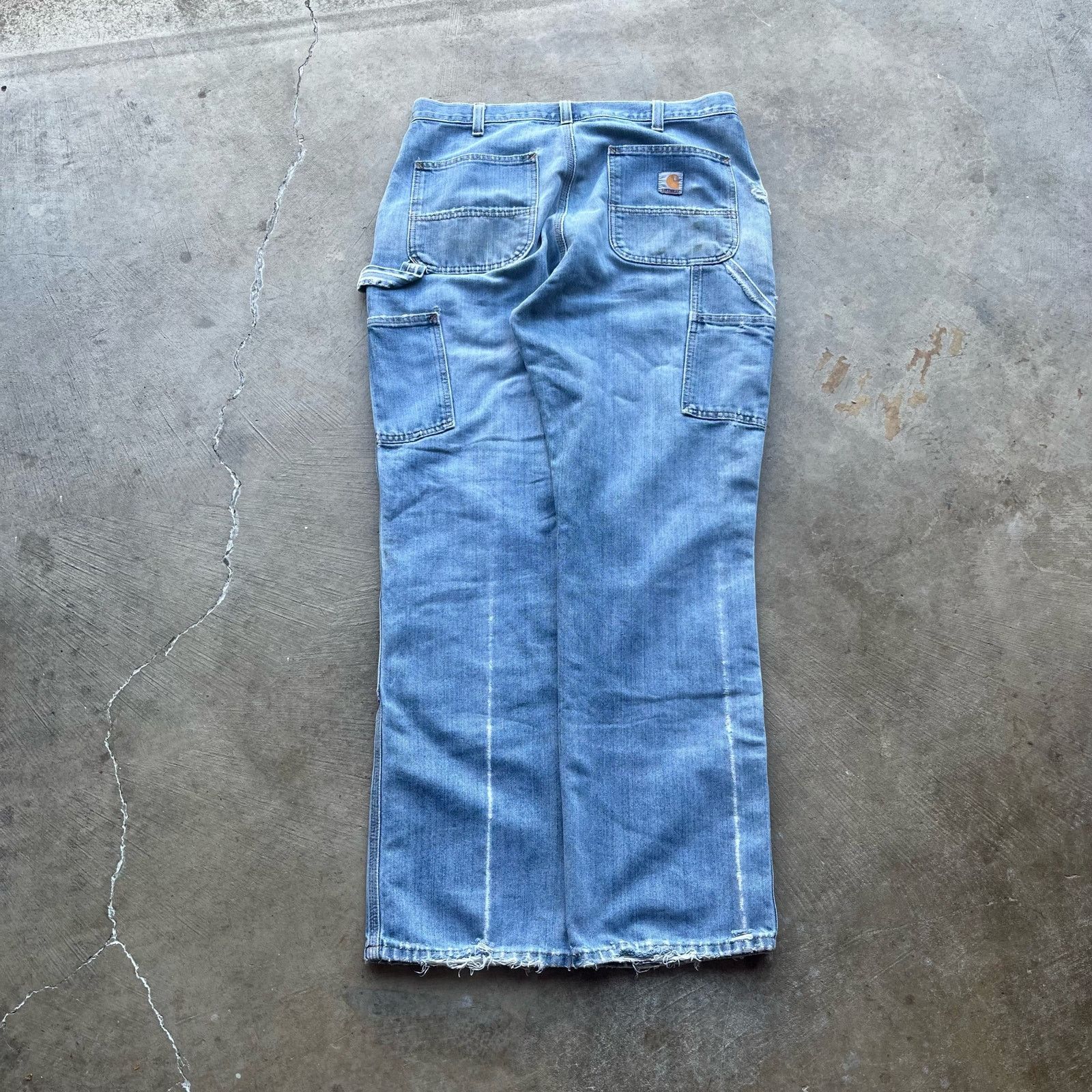 Vintage VINTAGE CARHARTT DOUBLE KNEE JEANS BAGGY 36X32 LOOSE FIT Size US 36 / EU 52 - 3 Thumbnail