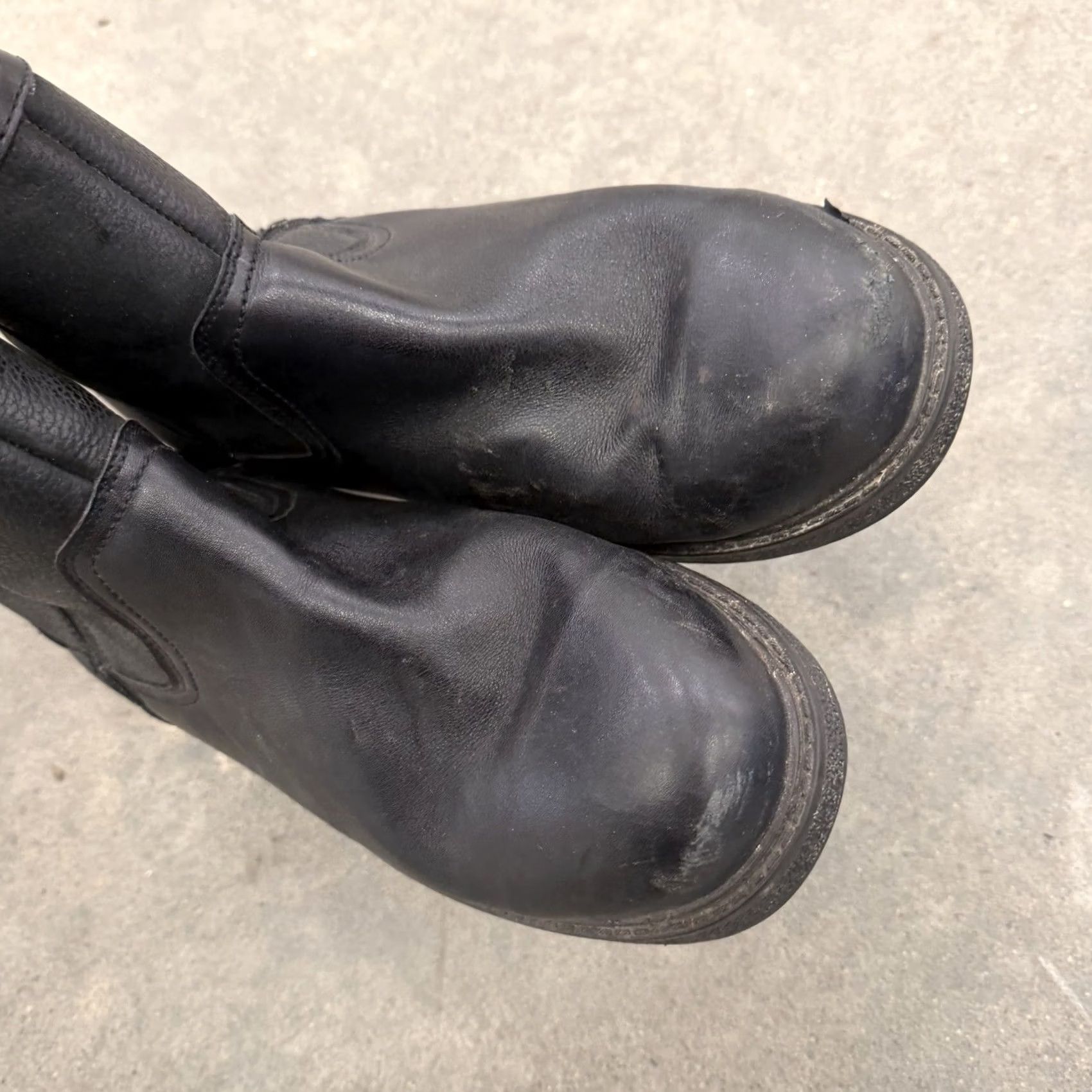Blondo Blondo Mens Ankle Boots Leather Black Sherpa Lined Size 12 W Western Boots Mens Shoes Leather Black Sherpa Lined Blondo Ankle Boots Size US 12 / EU 45 - 6 Thumbnail