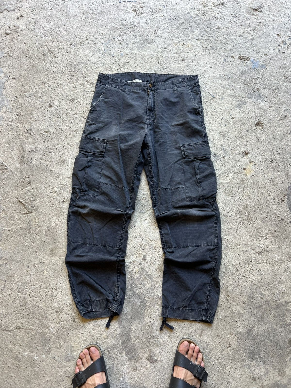 Carhartt 🔥Vintage Balenciaga Style Carhartt Bondage Cargo Pants 90s Size US 32 / EU 48 - 6 Thumbnail