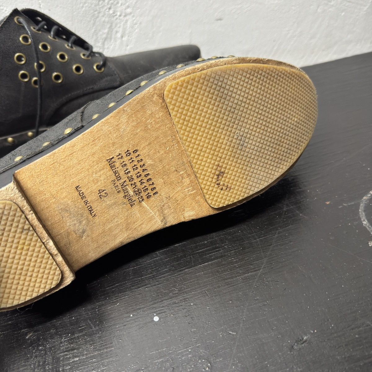 Maison Margiela Maison Margiela Metal Toe Derby Boots Size US 9 / EU 42 - 12 Thumbnail