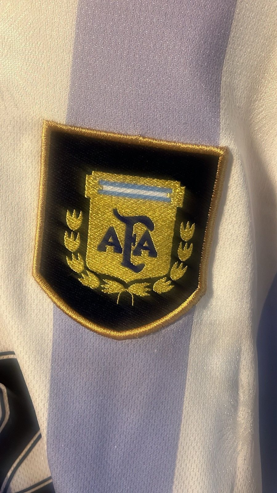 Reebok Argentina 1999 Home Riquelme #22 Reebok XL Original Vintage Size US XL / EU 56 / 4 - 4 Thumbnail
