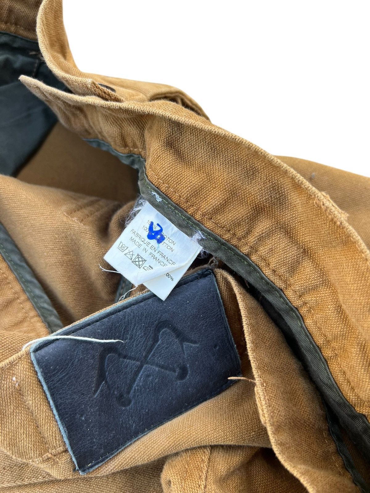 Bleu De Paname BLEU DE PANAME Made in France Buttonfly French Work Pant Size US 34 / EU 50 - 20 Thumbnail