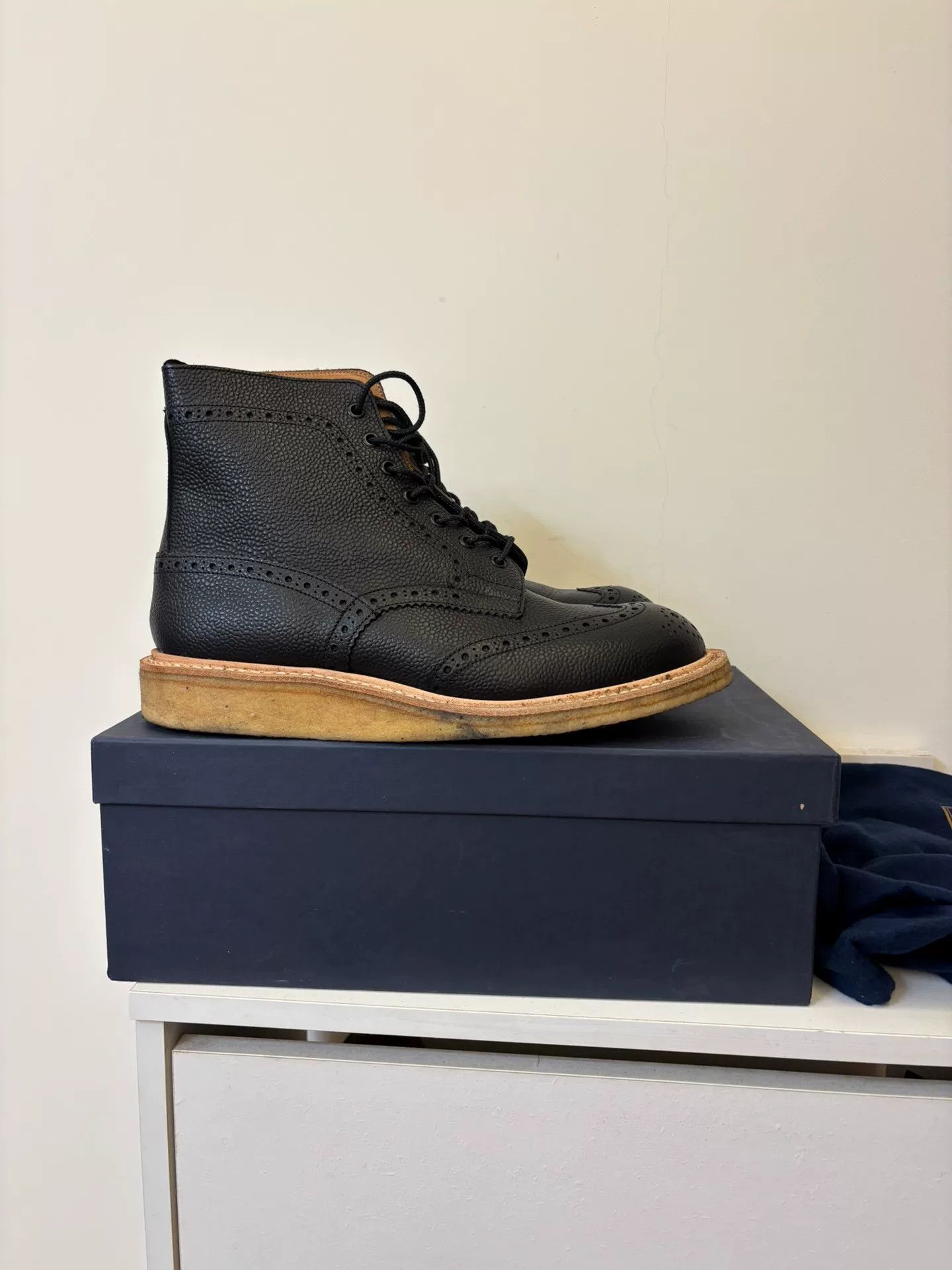 Tricker's Tricker's Uncle Sam High-Top Leather Shoes Size US 9.5 / EU 42-43 - 1 Thumbnail