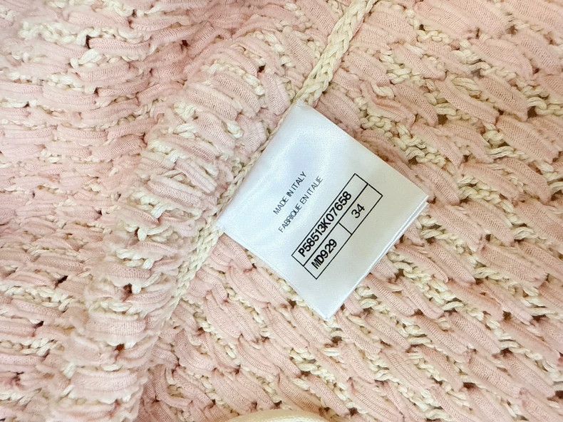 Chanel Chanel Simple and versatile pink knitted cardigan coat Size XXS / US 00 / IT 34 - 8 Thumbnail