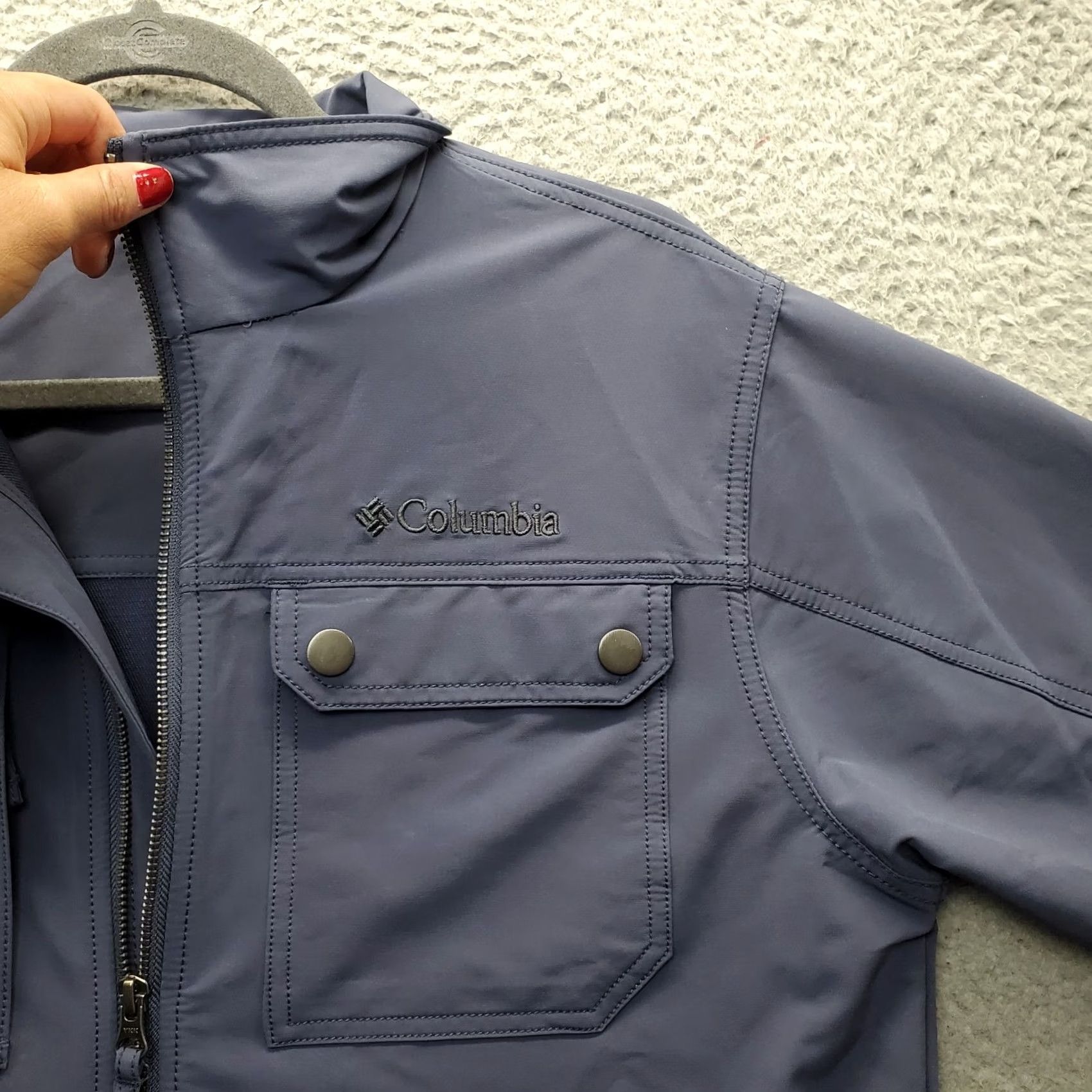 Vintage Columbia Jacket Mens M Blue Lightweight Full Zip Outdoor Embroidered Logo Windbreaker Outdoor Mens Size M Blue Size US M / EU 48-50 / 2 - 6 Thumbnail