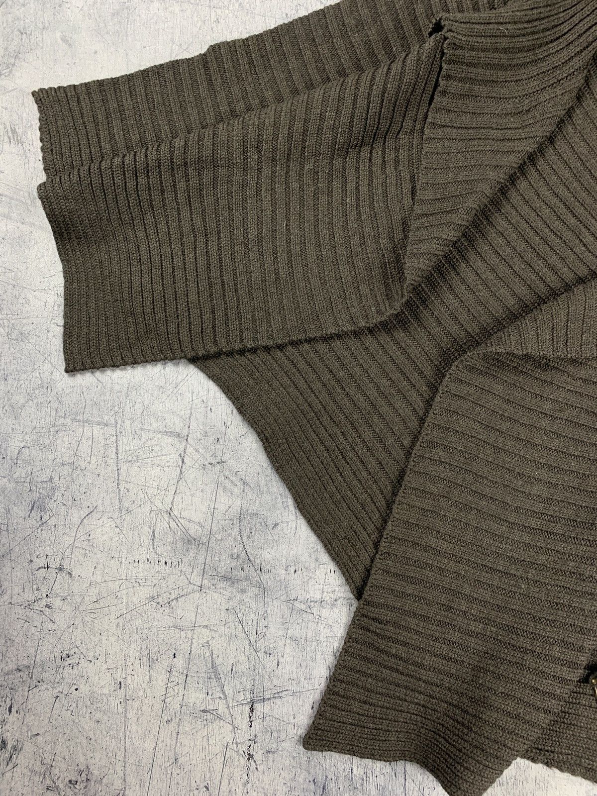 Annette Gortz Vintage Annette Gortz Merino Wool Open Cardigan Knitted Size L / US 10 / IT 46 - 3 Thumbnail