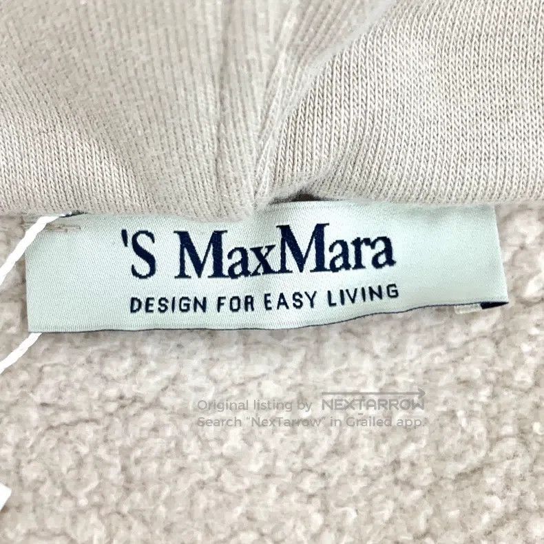 Max Mara Max Mara Nude Logo Letter Embroidered Cotton Hooded Long S Size M / US 6-8 / IT 42-44 - 6 Thumbnail