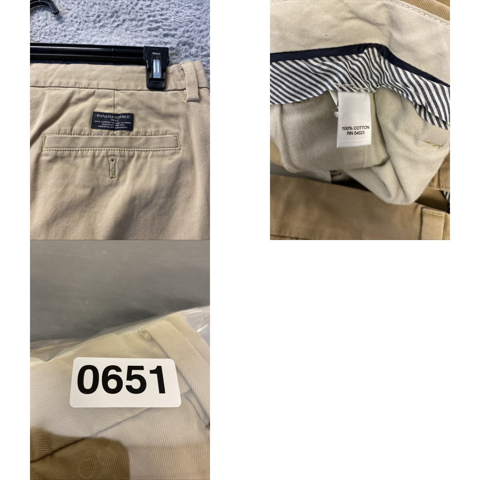 Banana Republic Banana Republic Chino Pants Men 32x32 Khaki Flat Front Straight Leg Button Zip Regular 32in Khaki Mens Pants Chino 32 Regular Ban Republic? Size US 32 / EU 48 - 8 Thumbnail