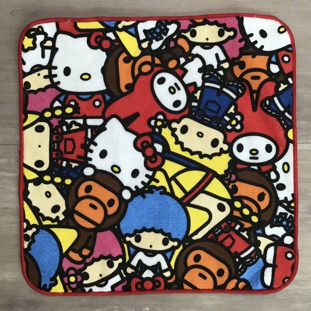 Bape BAPE × Sanrio Hello Kitty Milo mini towel a bathing ape NIGO Size ONE SIZE - 1 Thumbnail