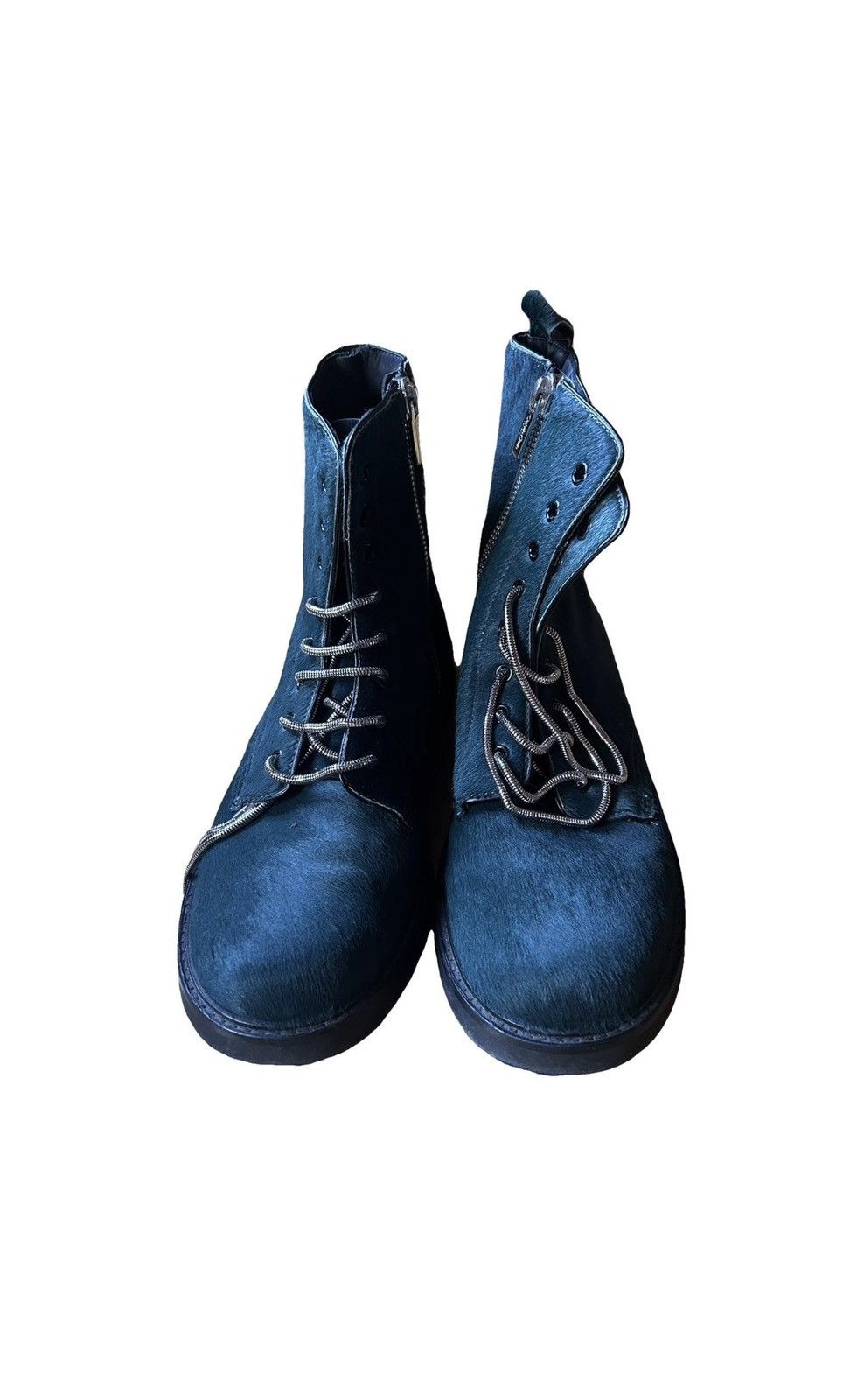 Calvin Klein Blue pony hair boots Size US 10 / IT 40 - 1 Thumbnail