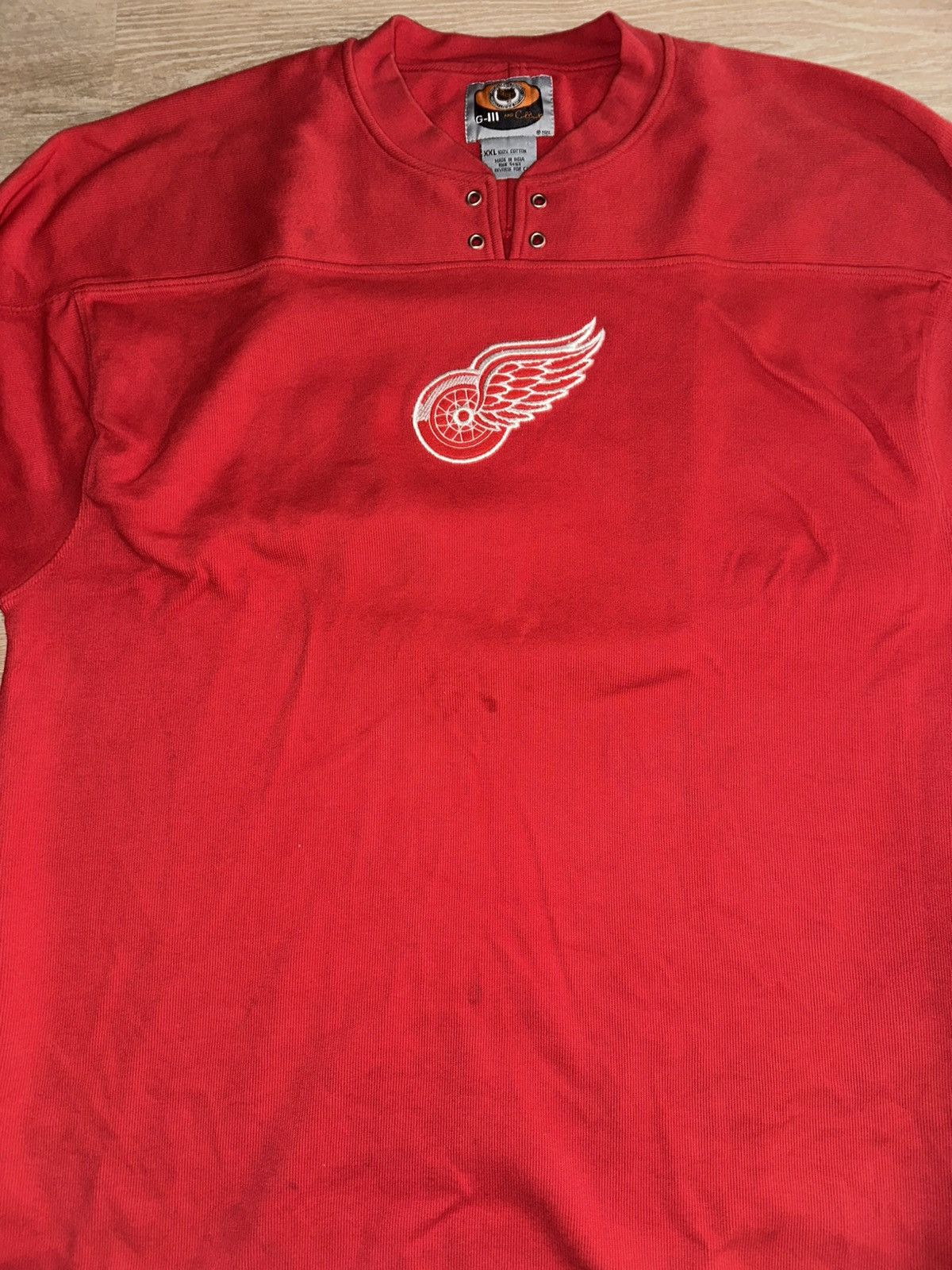 NHL × Vintage Vintage Detroit Red Wings NHL Carl Banks Hockey Sweater Size US XXL / EU 58 / 5 - 3 Thumbnail