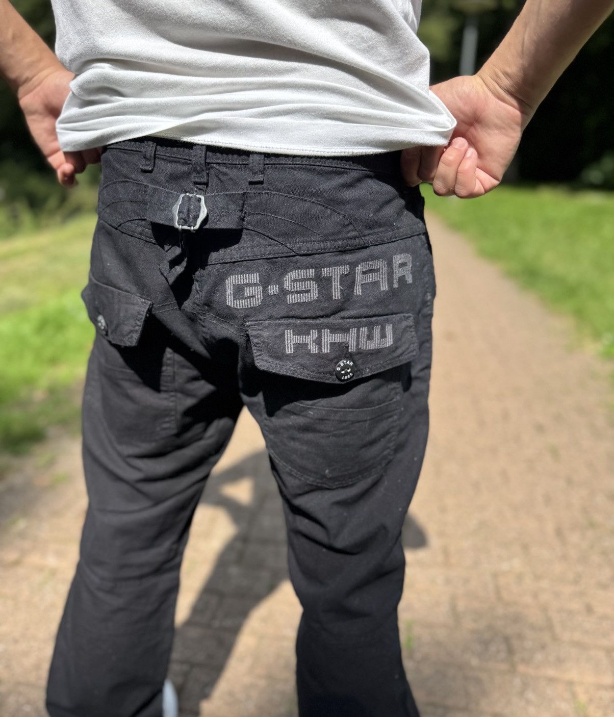 G-Star G-Star Raw Bondage Pants Multipocket Avantgarde Style Size US 34 / EU 50 - 3 Thumbnail