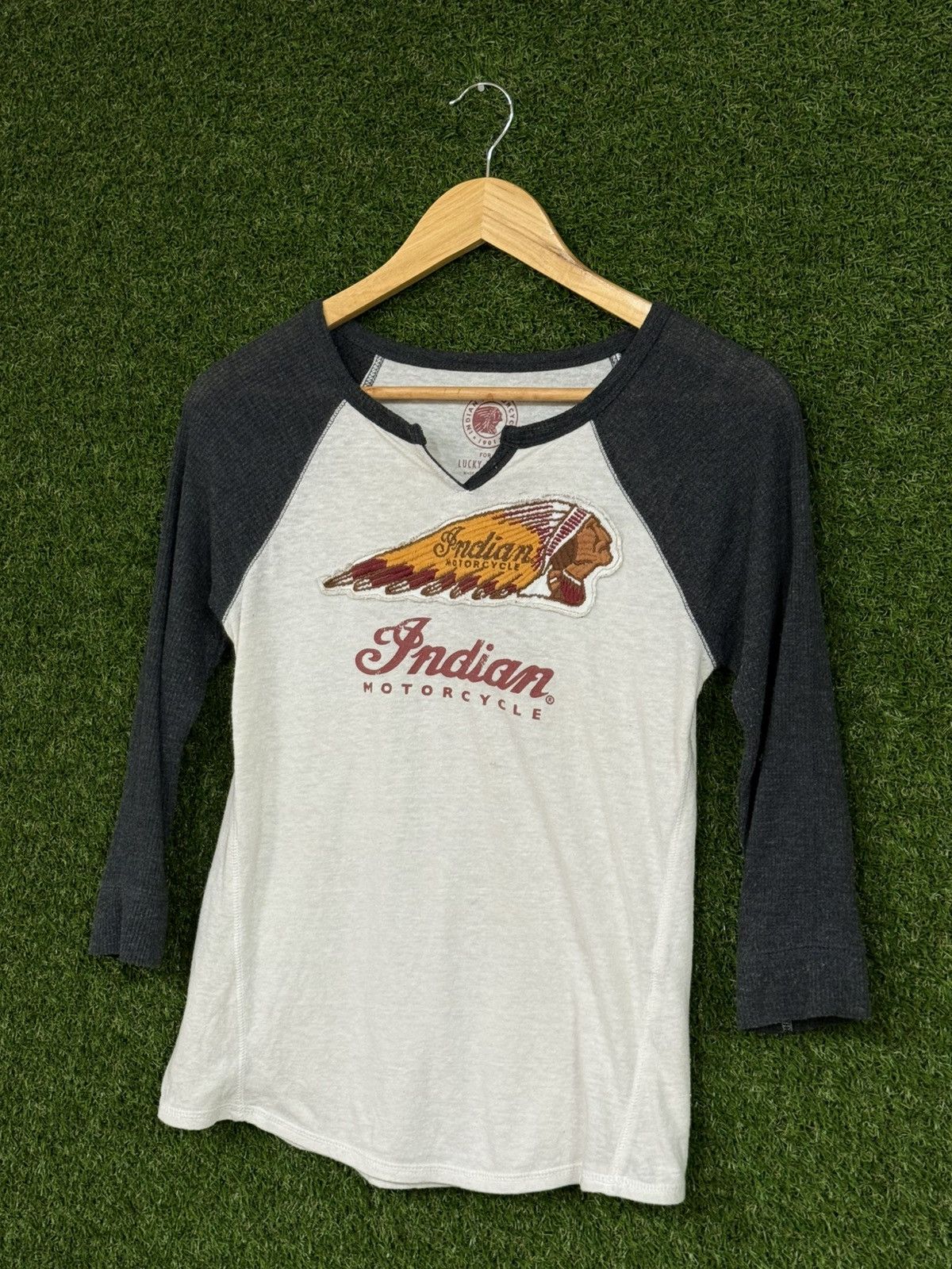 Lucky Brand Lucky Brand x Indian Motorcycle Patch Logo T Shirt Small Size US S / EU 44-46 / 1 - 1 Thumbnail