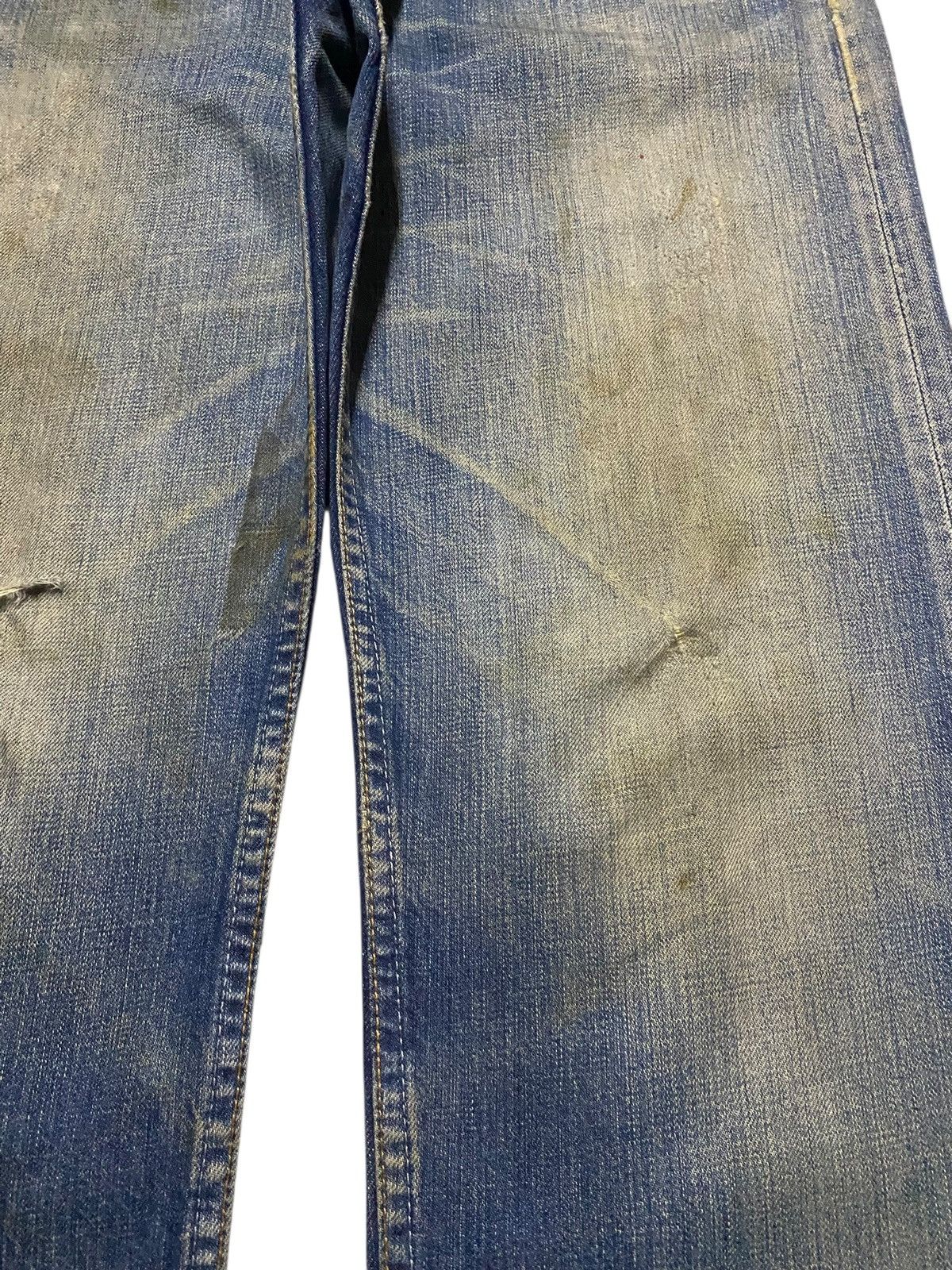 Levi's Vintage Levis 501 Mud Wash Distressed Loose Jeans Size US 30 / EU 46 - 8 Thumbnail