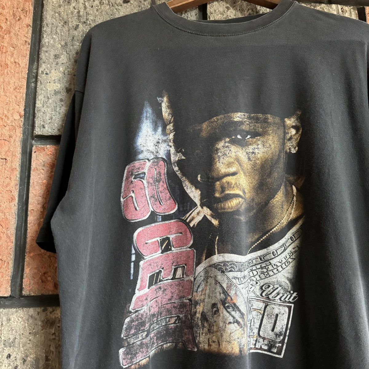 Rap Tees ‘00s Y2K 50 Cent Concert Tour Rap Tee Shirt G Unit Eminem Size US L / EU 52-54 / 3 - 5 Thumbnail