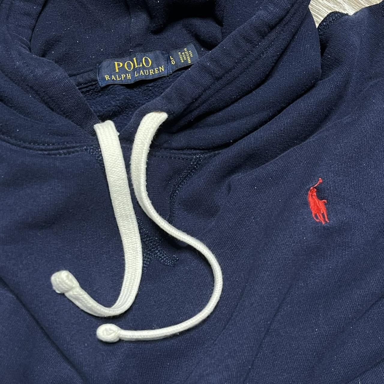 Polo Ralph Lauren × Vintage y2k polo hoodie Size US L / EU 52-54 / 3 - 3 Thumbnail