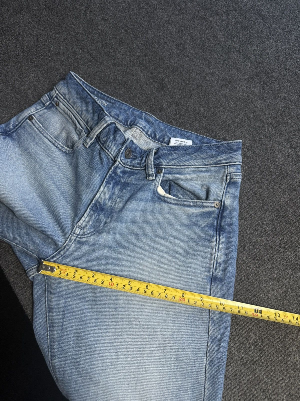 G-Star Vintage 00s G-Star RAW G-Low Bootcut Jeans Y2K Light Wash Size 27" / US 4 / IT 40 - 24 Thumbnail