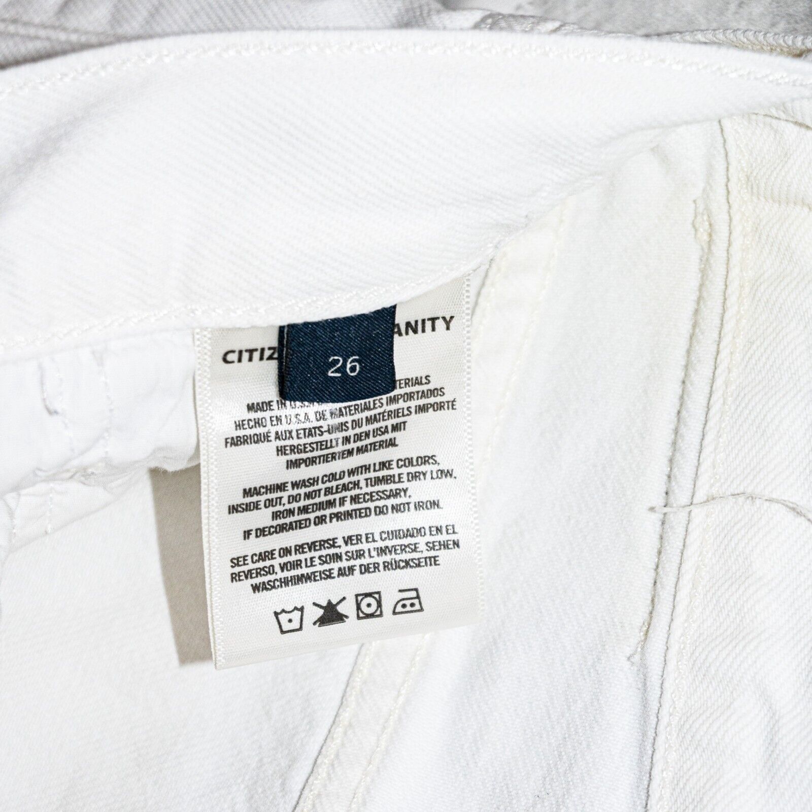 Citizens Of Humanity Citizens of Humanity Premium Vintage Emerson Jeans White Size 26" / US 2 / IT 38 - 8 Thumbnail