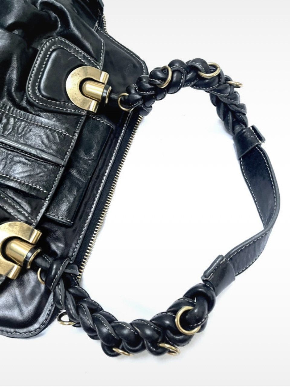 Chloe Chloé - Black leather Héloïse handbag - Excellent condition Size ONE SIZE - 8 Thumbnail