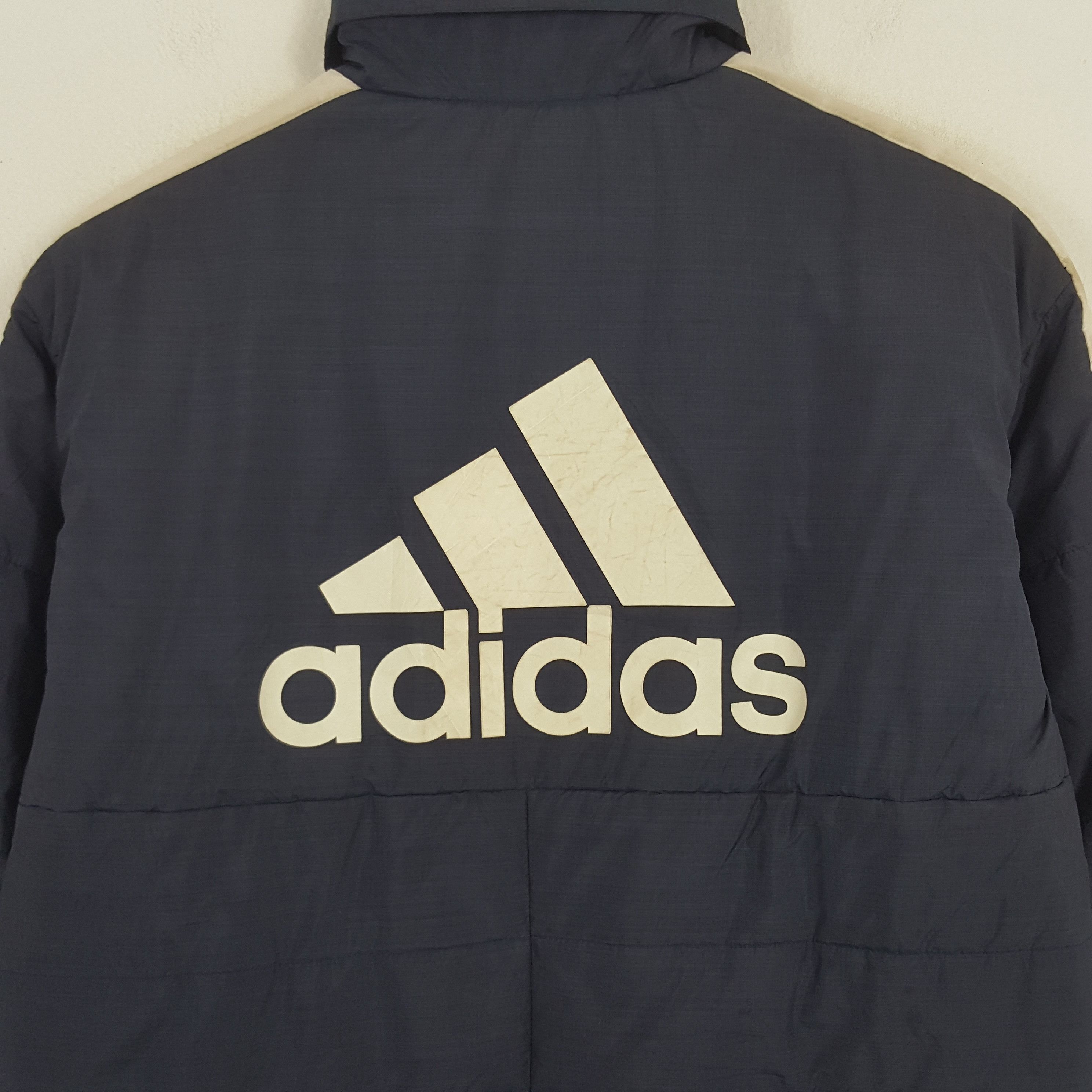 Adidas × Vintage Vintage Adidas Tree stripes Puffer Coat Jacket Size US XS / EU 42 / 0 - 2 Thumbnail