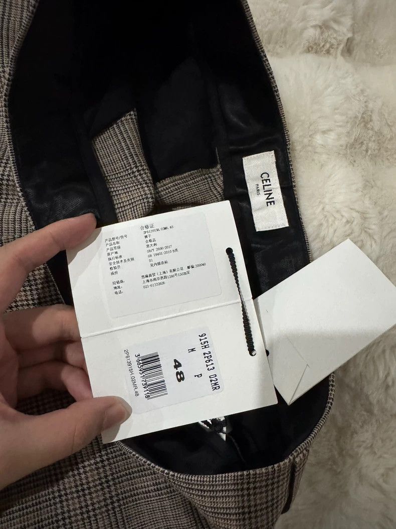 Celine Celine Wool plaid bell bottoms trousers Size US 32 / EU 48 - 2 Thumbnail