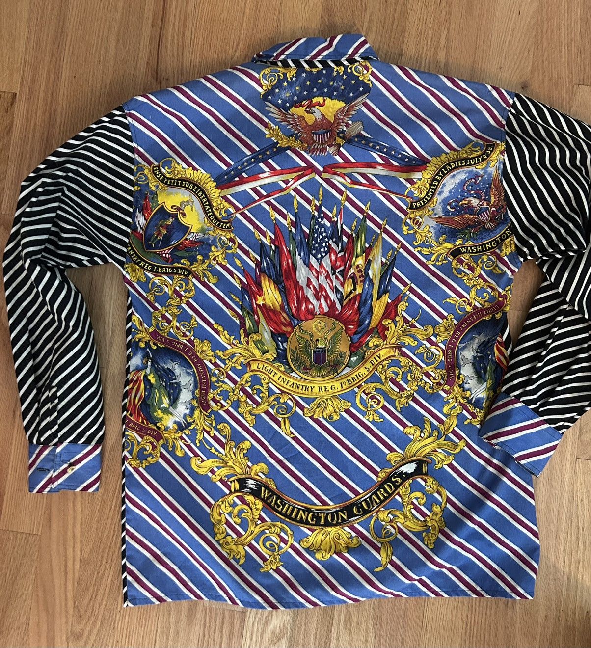 Versace VERSACE Jeans Couture Striped Blouse. M Size M / US 6-8 / IT 42-44 - 4 Thumbnail