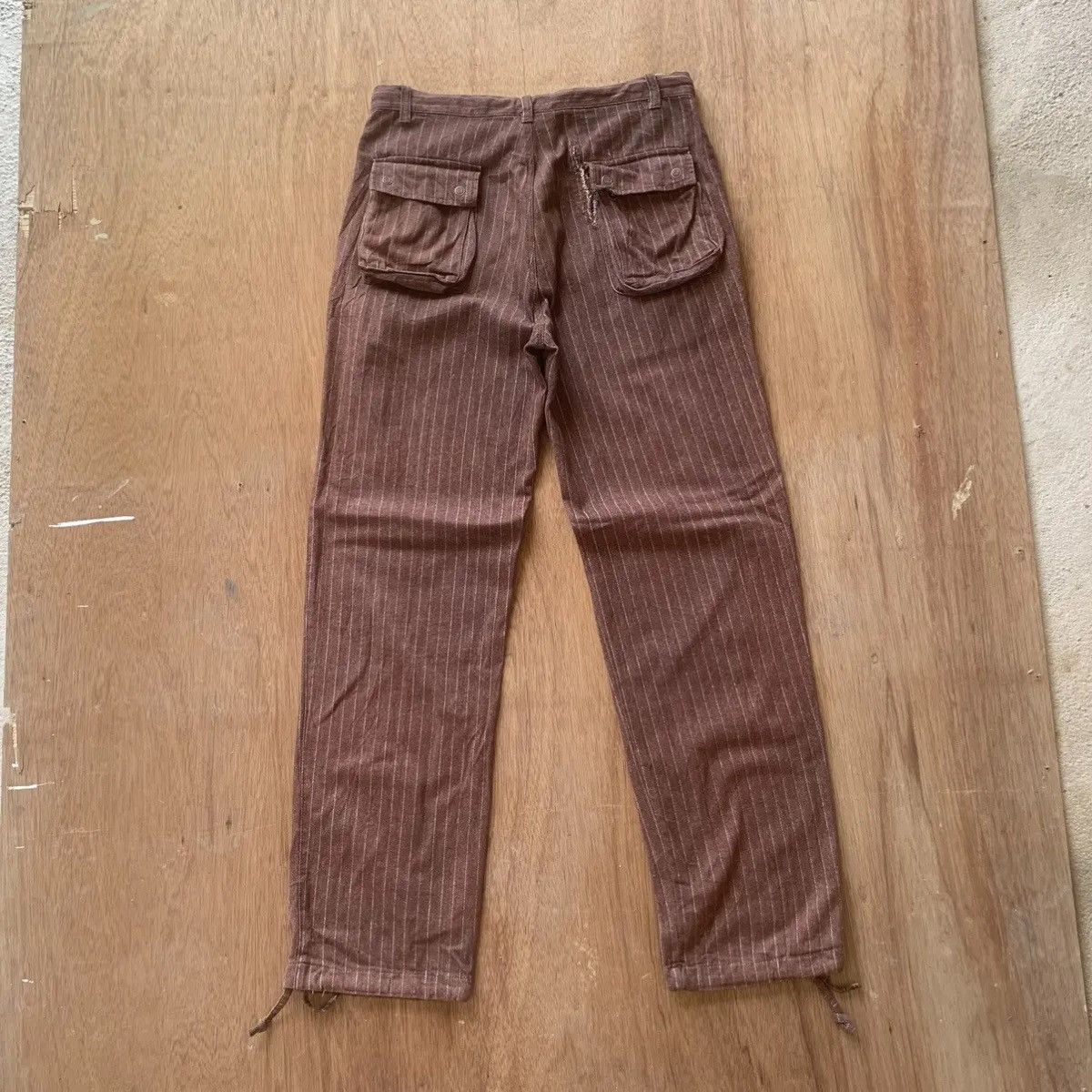 Beauty Beast 💥STEALS💥VIRGINVOYAGE JAPANESE 32x31 TROUSERS STRIPED PANTS Size US 32 / EU 48 - 10 Thumbnail
