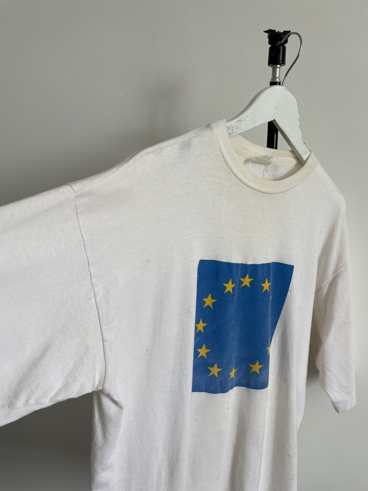 Vintage Archive Vintage 80’s European Union Flag T-Shirt RARE Size US XL / EU 56 / 4 - 8 Thumbnail