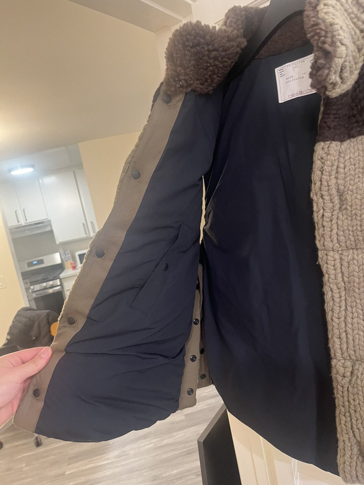 Sacai Sacai padded tricot wool gilet Size US M / EU 48-50 / 2 - 4 Thumbnail