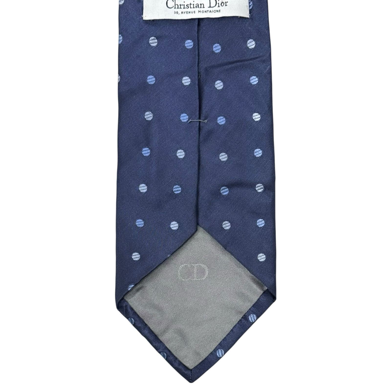 Christian Dior Monsieur Christian Dior Polka-Dot Pattern Tie Size ONE SIZE - 3 Thumbnail