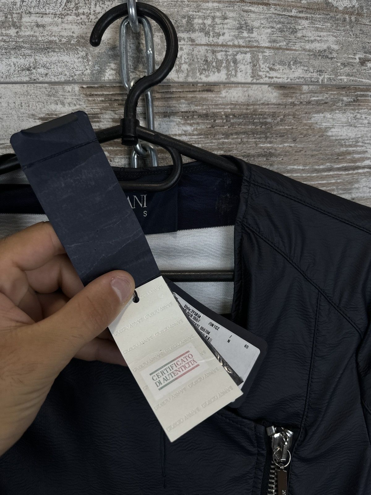 Armani × Emporio Armani × Giorgio Armani Women’s New Armani jeans blazer jacket BNWT! Size S / US 4 / IT 40 - 5 Thumbnail