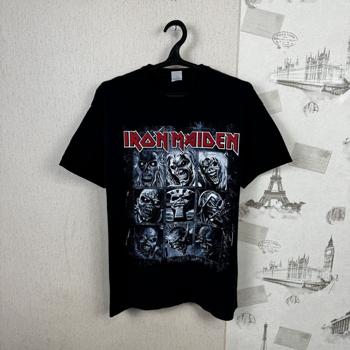 Band Tees × Vintage Vintage Iron Maiden T shirt 2015 Tour Sz XL Black Size US XL / EU 56 / 4 - 1 Thumbnail