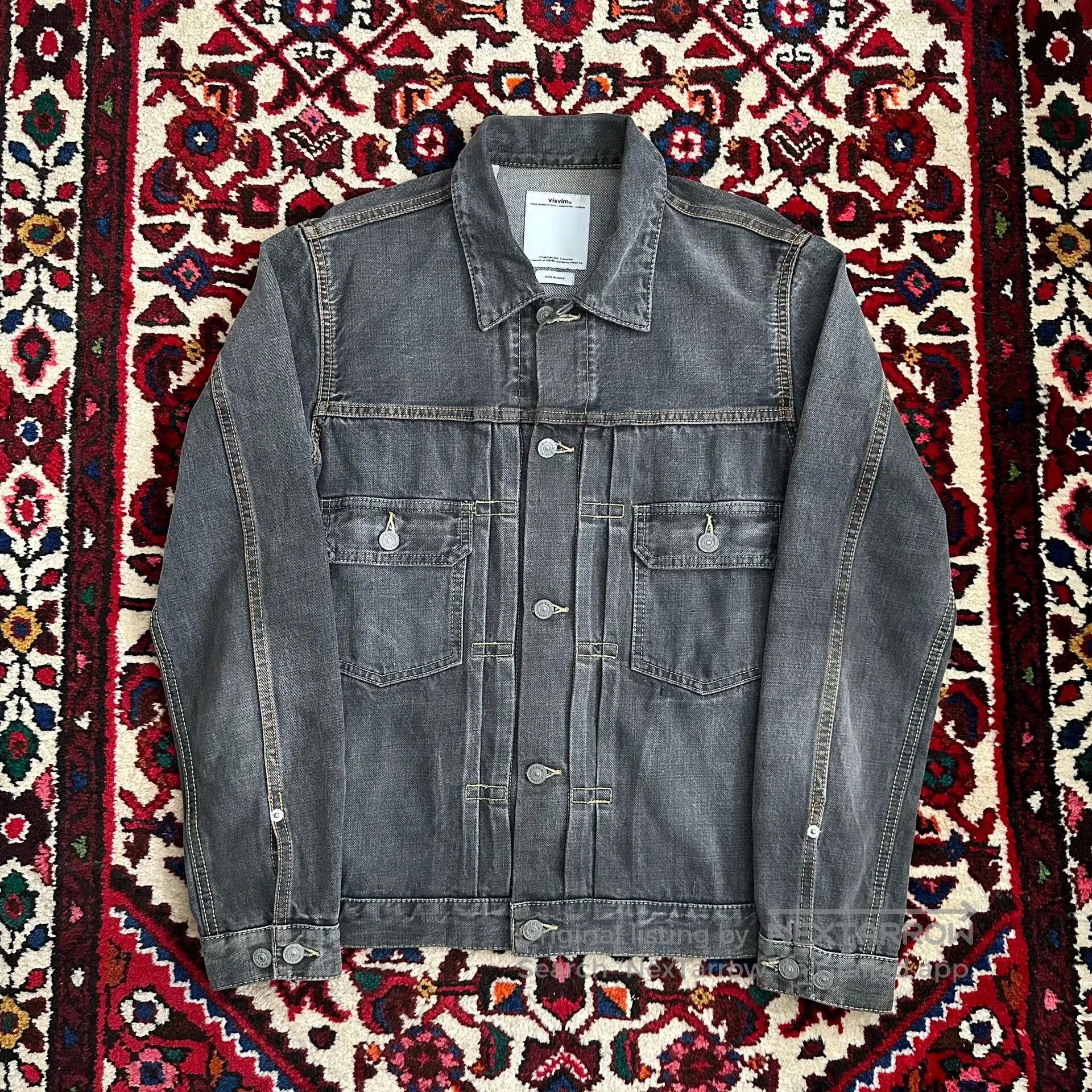 Visvim VISVIM 26SS 101X JKT G.CORDS CRASH Black Size 2 | Grailed