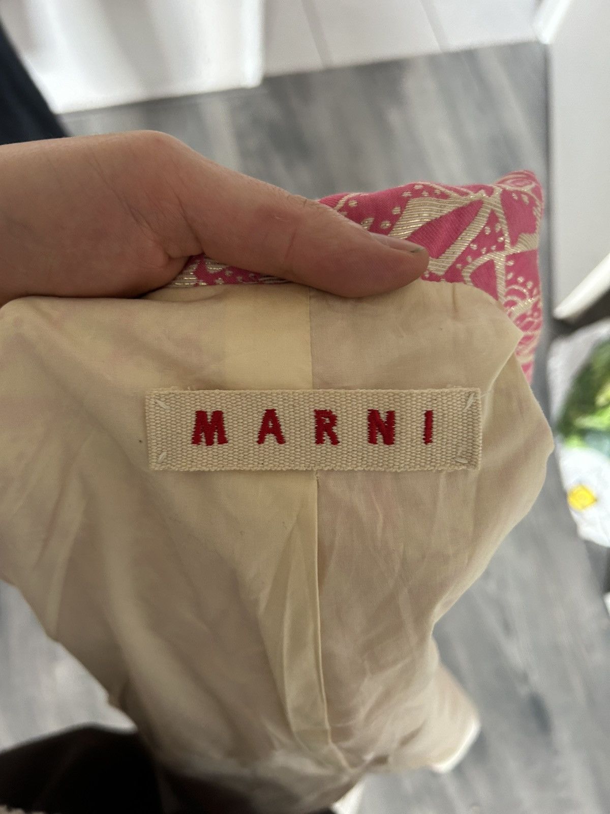 Marni Pink Silk Blend Blazer Size M / US 6-8 / IT 42-44 - 7 Thumbnail