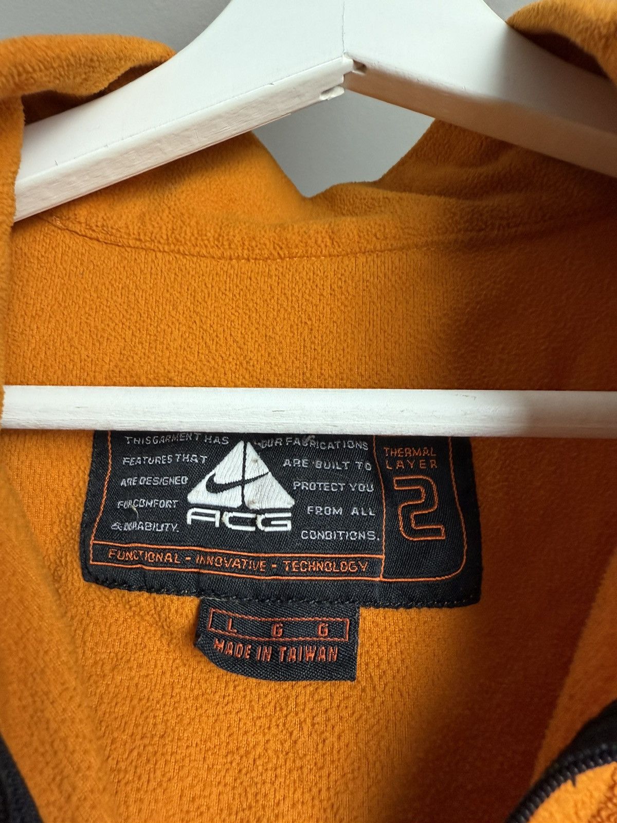 Nike × Nike ACG × Vintage Vintage 90s Nike ACG 1/4 zip fleece sweatshirt L gorpcore 80s Size US L / EU 52-54 / 3 - 4 Thumbnail