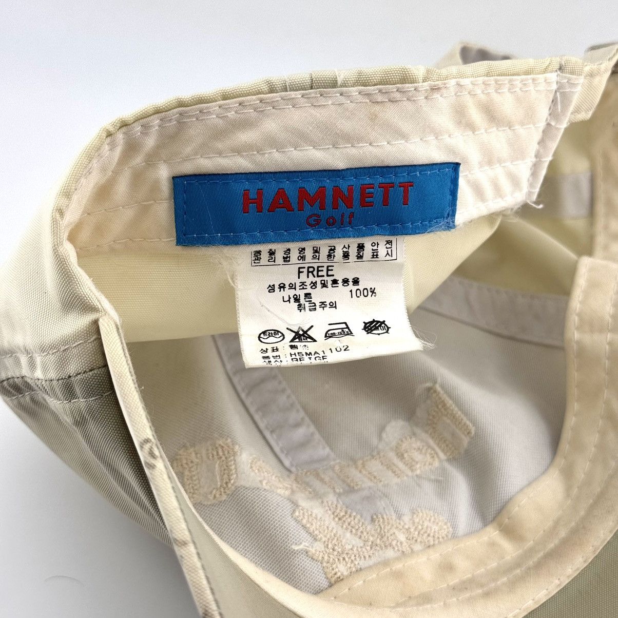 Katharine Hamnett London Katharine Hamnett Golf Cap Embroidered Logo Beige Hat Size ONE SIZE - 9 Thumbnail