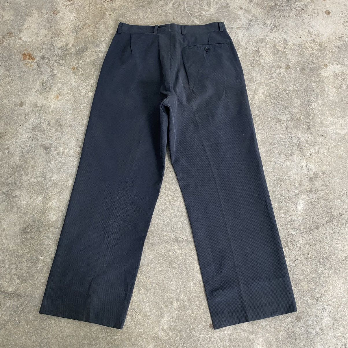 Emporio Armani 1990’s Emporio Armani Twill Cotton Wide Trouser Pants Size US 31 - 13 Thumbnail
